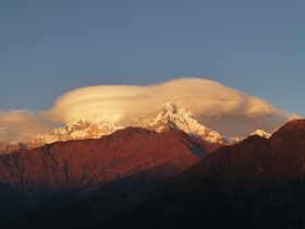 Blick auf die Annapurna